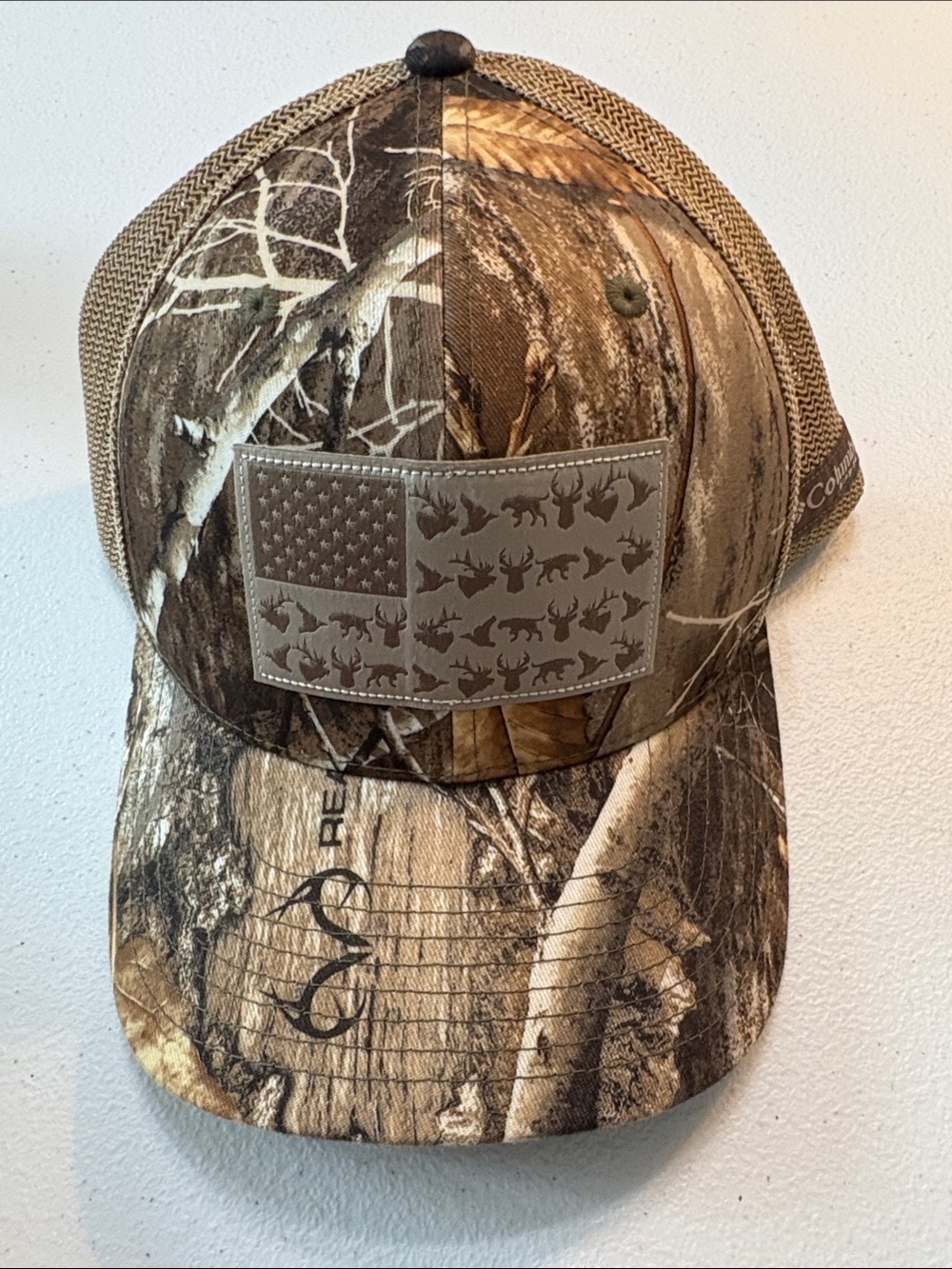 Columbia unisex-adult PHG Camo Mesh Ball Cap Size L/XL